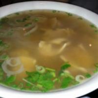 Chicken Pho · Chicken noodle soup. Gluten-free.