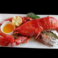Lobster House Style · Logosta a moda da casa. Served with choice of rice or potatoes and vegetables. 