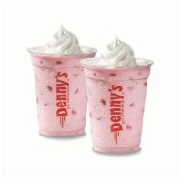 Strawberry Shake Pack · Two strawberry milk shakes made with premium strawberry ice cream, strawberries and topped w...