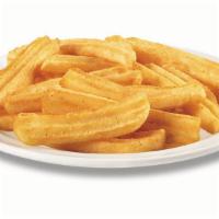 Wavy Cut French Fries · Side of wavy cut French Fries