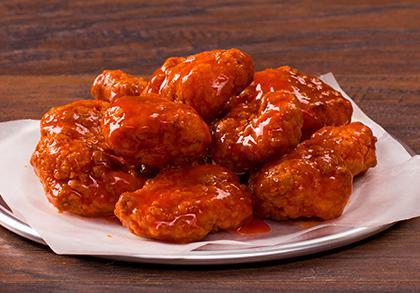 Boneless Wings · Oven Roasted Boneless Wings in your choice of four flavorful sauces - (60-80 cal./piece)