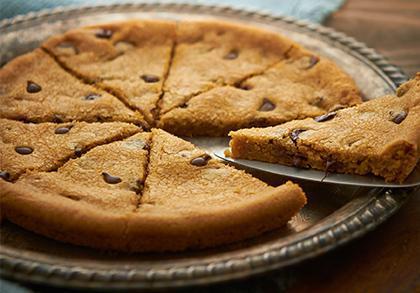 Cookie Pizza · Chocolate Chip Cookie Pizza. (8 Slices) - (140 cal./slice)