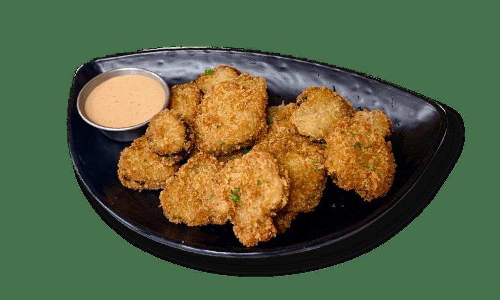 Fried Pickles Appetizer · Served with our secret Comeback sauce.
