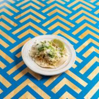 Pollo Verde Plate (2) · Two Pollo Verde Tacos: Pulled chicken breast, salsa verde, queso Cotija, onion, and cilantro...