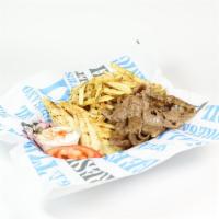 Gyro Plate · Any 1 of our 3 gyro meats: beef and lamb, pork, or chicken.