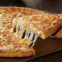 Original Crust The Big Cheese Pizza · Our original sauce and signature 3 cheeses, plus cheddar and shaved Parmesan, topped with ou...