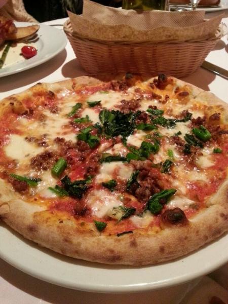 Prosciutto San Daniele Pizza · Fresh mozzarella, fresh tomato, arugula and prosciutto San Daniele.