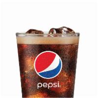 20 oz. Pepsi Product · Choose from Pepsi, Diet Pepsi, Mist Twist, Root Beer, Ginger Ale or Brisk Lemonade