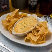 Crab & Shrimp Dip · With crab meat, shrimp, cream cheese and parmesan.