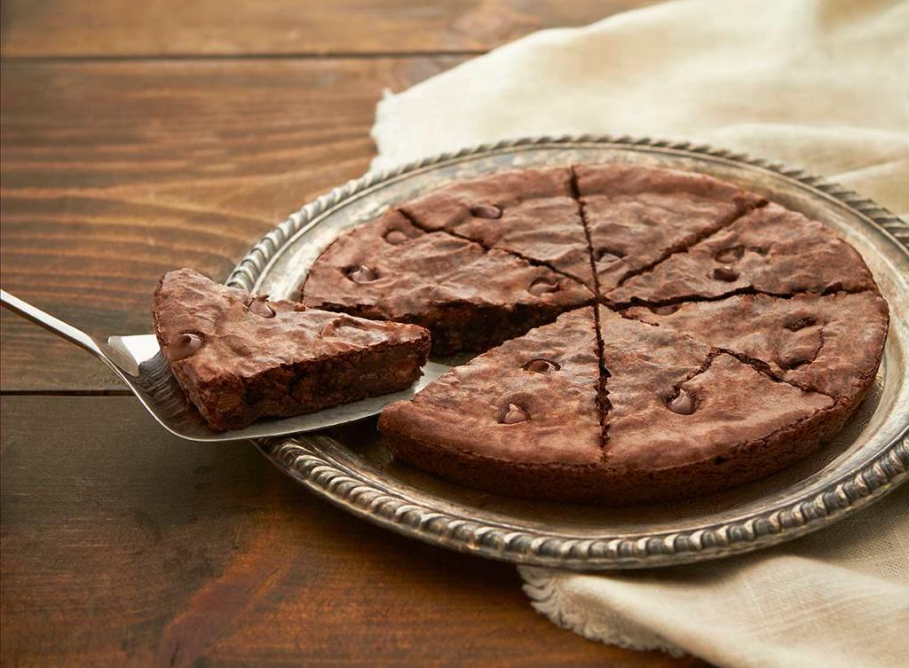 Pizza Brownie · 8” brownie with extra chocolate.