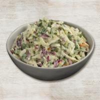 Slaw Party Tray · Slaw mix of red and green cabbage, shredded carrots, and fresh spinach tossed in creamy cole...