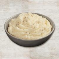 Mashed Potatoes Party Tray · Creamy mashed potatoes blended with cheddar cheese, sour cream and real butter. Serves 2-3.
