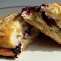 Marionberry Scone · (vegetarian) Full of marionberries and a touch of vanilla