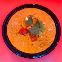 Chicken Tikka Masala · Fire-roasted chicken cooked with sliced onion and bell peppers, with tomato sauce and a touc...