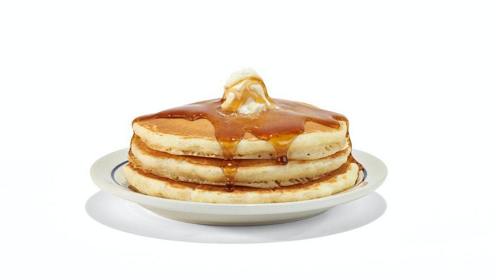 Original Buttermilk Pancakes - (Short Stack) · A true breakfast classic that started it all. Get three of our fluffy, world-famous buttermilk pancakes topped with whipped real butter.