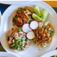 TACO TUESDAY SPECIAL · Two corn tortillas with your choice of meat, onions, cilantro and tomatillo salsa