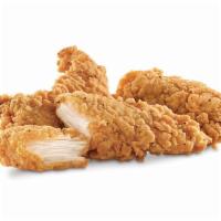Crispy Prime Cut Chicken Tenders · These are not nuggets. These are breaded chunks of tender chicken breast meat that we fry in...