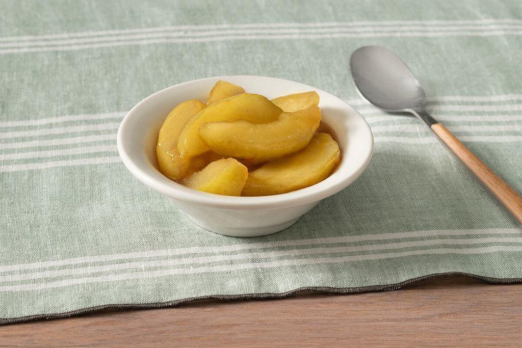 Fried Apples · Enjoy a side of Sliced Fried Apples seasoned with cinnamon and baked in the oven.

