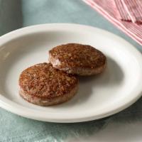 Smoked Sausage Patties · Enjoy a side of Two Smoked Sausage Patties.

