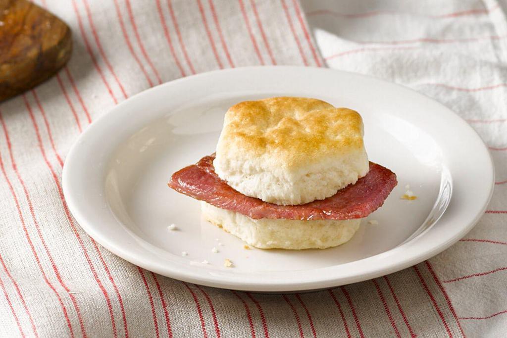 Country Ham n' Biscuit · A Buttermilk Biscuit served with Country Ham.

