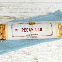 Pecan Log - 7oz. · An old-fashioned tradition. Our Pecan Logs are a handmade creation of rich nougat, dipped in...