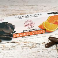 Dark Chocolate Orange Sticks · Sweet’s lovers rejoice with this nostalgic candy. Enjoy orange jelly centers blanketed in da...