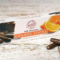 Milk Chocolate Orange Sticks · Citrusy and velvety describe this sweet treat. Enjoy orange jelly centers blanketed in milk ...