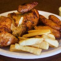 Super Platter · 1/2 chicken, and 2 sides your choice.