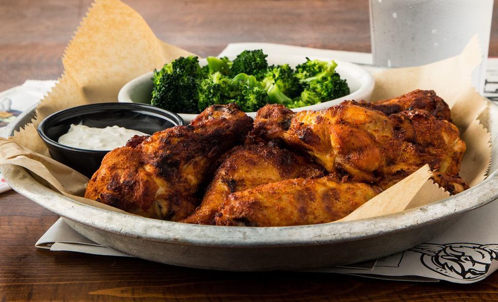 Original Wings - 6pk · Our original wings are naturally raised, American Humane Certified and 100% antibiotic-free. Served with choice of house made ranch or blue cheese, 3 celery and 3 carrots.