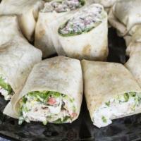 Grilled Chicken Ranch Wraps PP · Lettuce, tomato, flour tortillas. Serves 6 to 8 people.