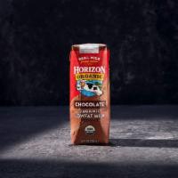 Horizon Reduced Fat Organic Chocolate Milk · 150 Cal. Organic Chocolate Milk. Allergens: Contains Milk