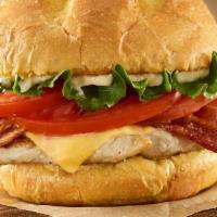 Bacon Smash® Grilled Chicken Sandwich · Grilled chicken breast, American cheese, applewood smoked bacon, lettuce, tomatoes, mayo, to...