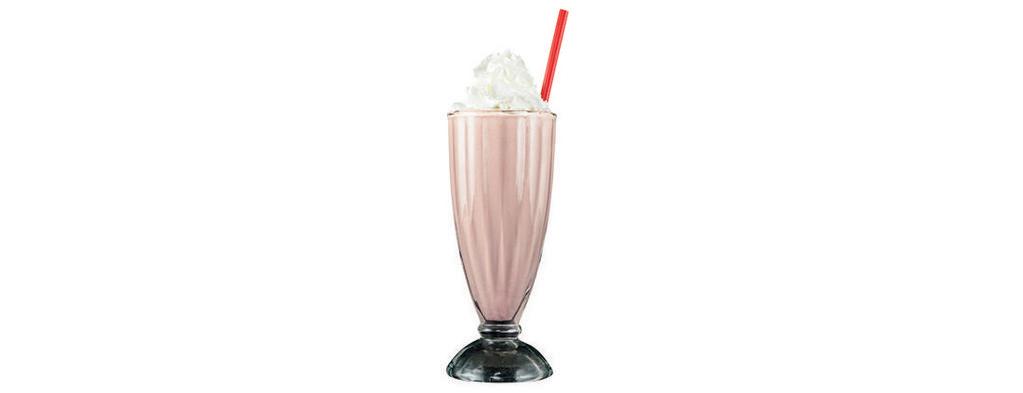 Strawberry Shake · Hand-spun strawberry milkshake with Häagen Dazs® ice cream.