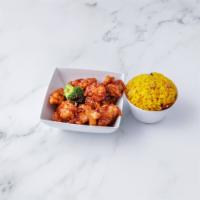 General Tso's Chicken Dinner Special · Served with your choice of rice and side. Spicy.