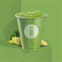 12 oz. NEW Freshii Green Smoothie · Now Vegan! Pineapple, Banana, Kale, Avocado, Almond Milk