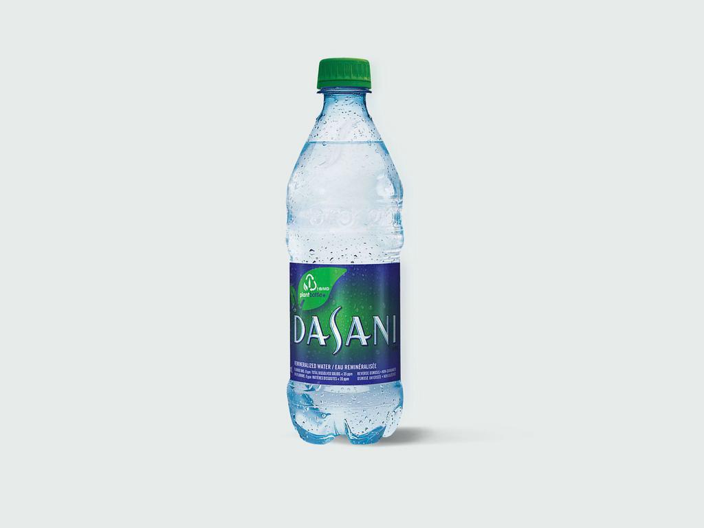 Dasani Bottled Water · 20 oz. bottle.