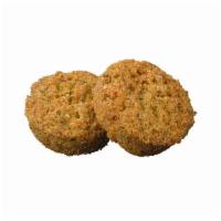 Falafel (2) · 2 pieces of the deep-fried ball made from ground chickpeas and a blend of herbs and spices. ...