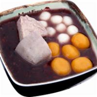 Hot Purple Rice Soup · 