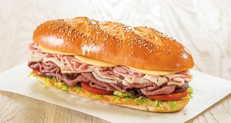 Classic Uncle Louie Sub · Roast beef, turkey and ham.