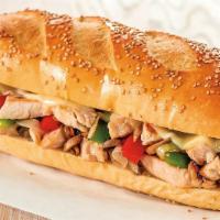Chicken Philly Sub · Grilled chicken and melted cheese with your choice of peppers and onions.