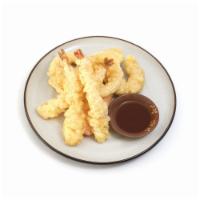 Shrimp & Vegetable Tempura · 3 pcs shrimp tempura & 6 pcs mixed vegetable tempura.