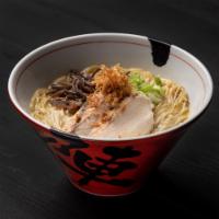 Jinya Chicken Ramen · Chicken broth: chicken chashu, spinach, green onion and fried onion. Served with thin noodles.