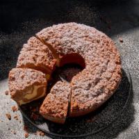 Cinnamon Crumb Coffee Cake Whole · 520 Cal. An old-fashioned butter coffee cake, swirled with cinnamon and finished with a butt...