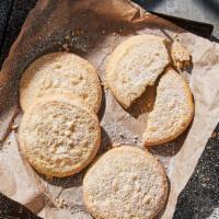 Lemon Drop Cookie 4-pack · 440 Cal. Freshly baked lemon flavored sugar cookie topped with powdered sugar. Allergens: Co...