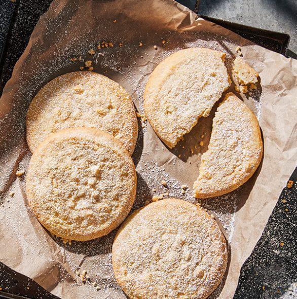 Lemon Drop Cookie 4-pack · 440 Cal. Freshly baked lemon flavored sugar cookie topped with powdered sugar. Allergens: Contains Wheat, Soy, Milk, Egg