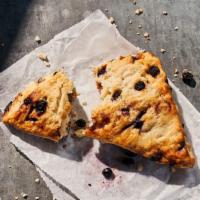 Blueberry Scone · 460 Cal. Freshly baked, cream-based scone made with dried, infused blueberries. Allergens: C...