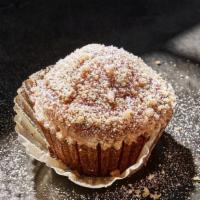 Pumpkin Muffin · 550 Cal. Made with real pumpkin and topped with streusel and powdered sugar. Allergens: Manu...