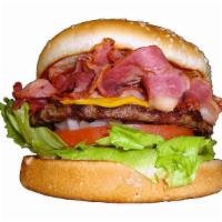 Colossal Cheeseburger · ¼ lb. patty and cheese with pastrami, lettuce, tomato, onion & 1000 island. *Double size ava...