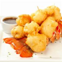 TEMPURA FRIED LOBSTER TAIL · with Miso Butter