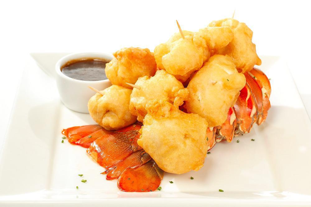 TEMPURA FRIED LOBSTER TAIL · with Miso Butter